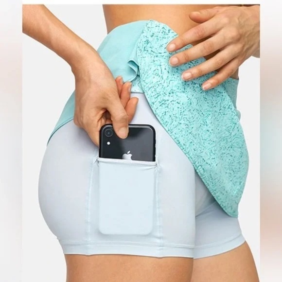 Outdoor Voices The Exercise 3"‎ Skort LightSpeed Blue Print M - Picture 2 of 7